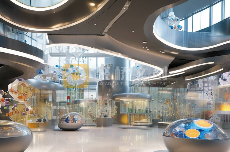 化学药企业展厅的故事性设计：连接过去与未来，展示创新力量